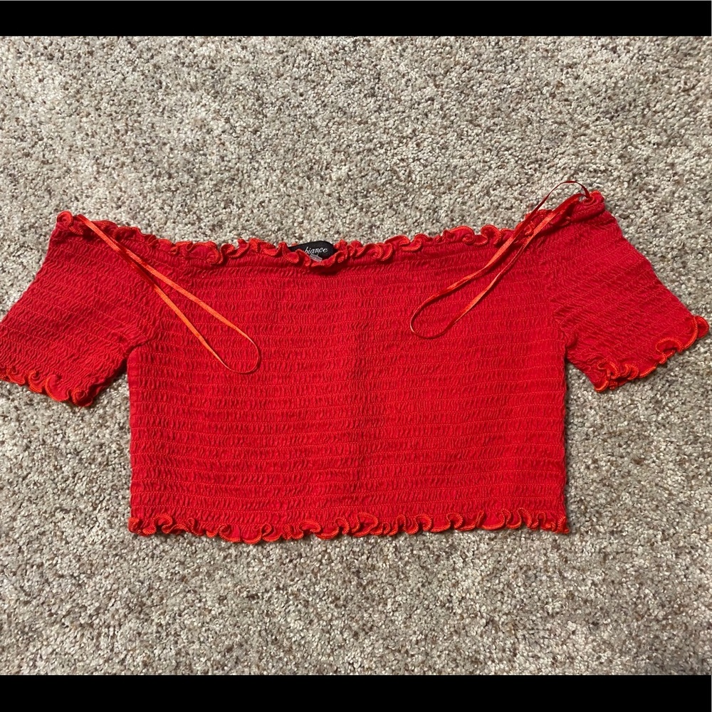 Bundle of 3 off the shoulder crop tops